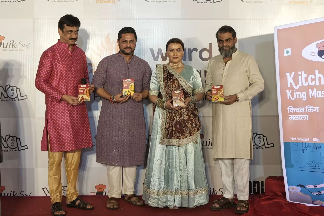 Wardwizard Foods and Beverages Ltd Launches QuikShef Spice Range During Navratri Festival.jpg