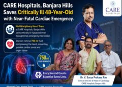 CARE Hospitals, Banjara Hills Saves Critically Ill 48-Year-Old with Near-Fatal Cardiac Emergency